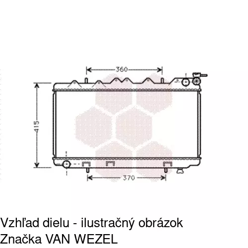 Chladiče vody POLCAR 272808-1 - obr. 2