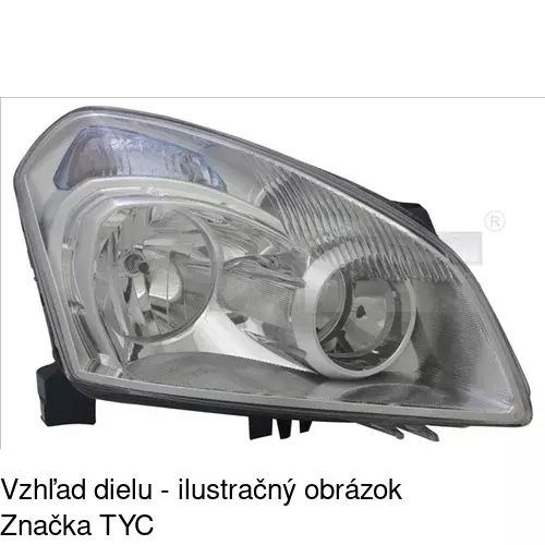 Hlavný reflektor POLCAR 2759091E - obr. 1