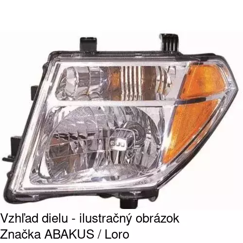 Hlavný reflektor POLCAR 278210-E - obr. 3