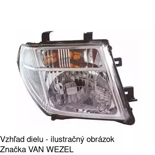 Hlavný reflektor POLCAR 278210-E - obr. 4