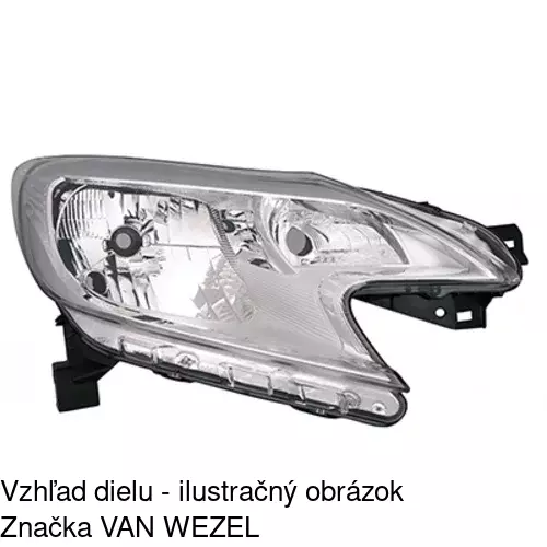 Hlavný reflektor 27L110-V /POLCAR/ - obr. 3