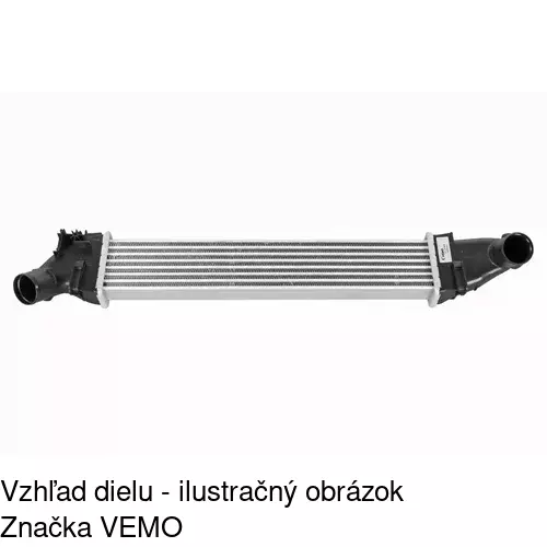 Chladiče vzduchu (Intercoolery) POLCAR 2800J8-2