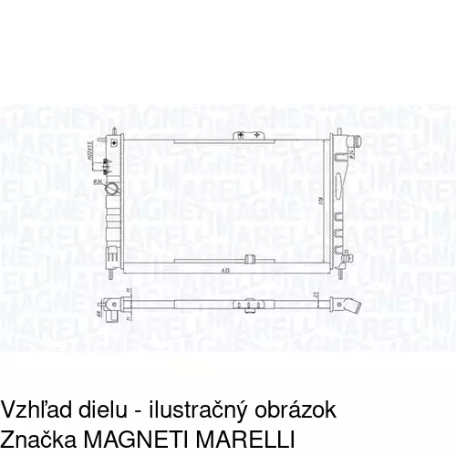 Chladiče vody POLCAR 291008A1 - obr. 1