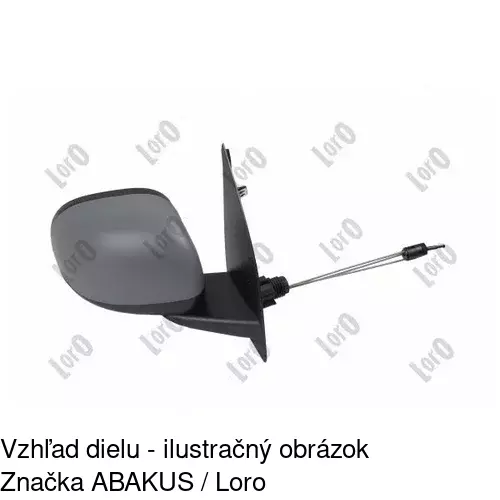 Vonkajšie zrkadlo POLCAR 3003523E - obr. 5