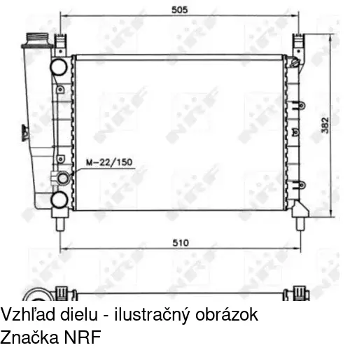 Chladiče vody POLCAR 301608-7 - obr. 1