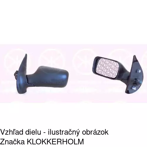 Vonkajšie zrkadlo POLCAR 3017512E