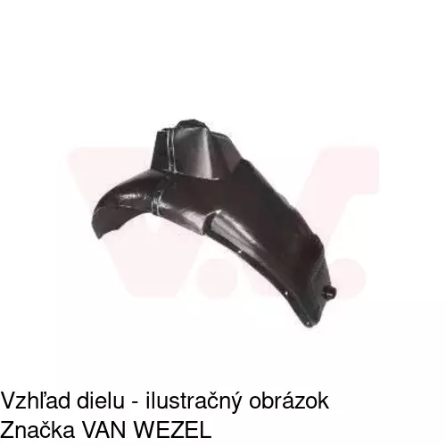 Podblatník (plast) POLCAR 3017FP1Q