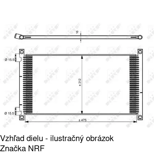 Chladiče klimatizácie POLCAR 3022K82X - obr. 2