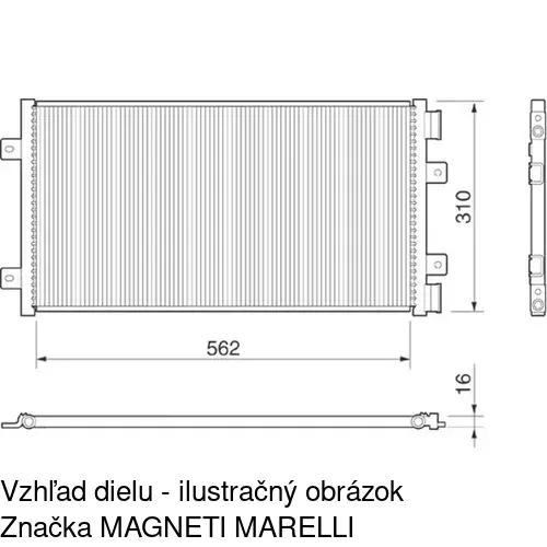 Chladiče klimatizácie POLCAR 3022K8C4