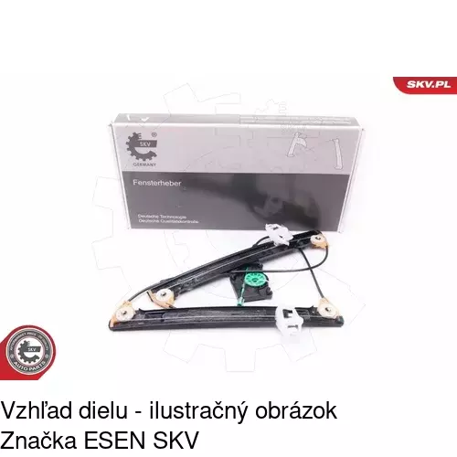 Elektrický mechanizmus okna dverí POLCAR 3030PSE1 - obr. 1