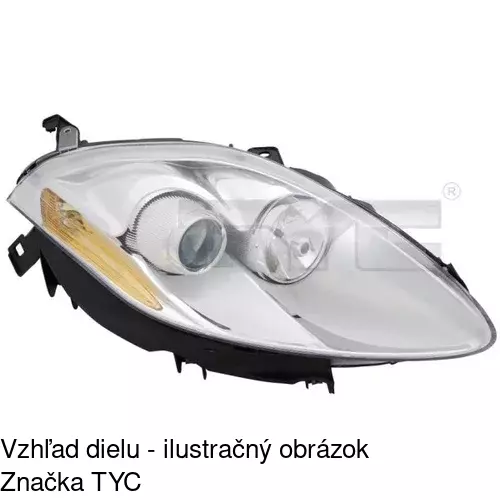 Hlavný reflektor POLCAR 303110-U