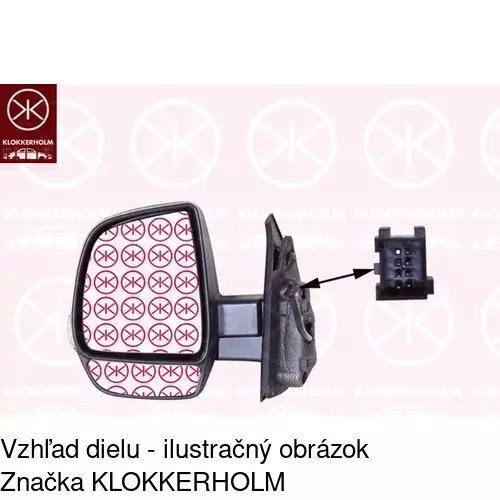 Vonkajšie zrkadlo POLCAR 3042516E - obr. 3