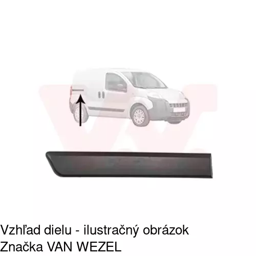 Lišta dverí POLCAR 30850041