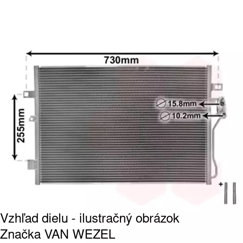 Chladiče klimatizácie POLCAR 3140K8C2 - obr. 2