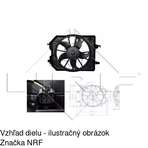 Ventilátory chladičov 320123W1 /POLCAR/ - obr. 2