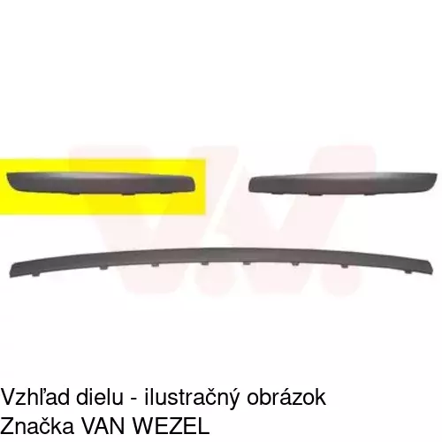 Lišta nárazníka POLCAR 32029613