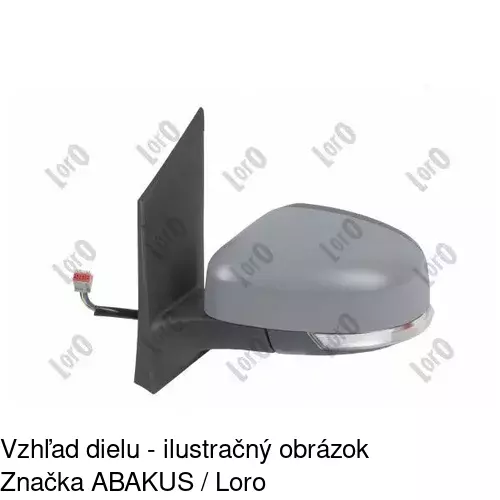 Vonkajšie zrkadlo POLCAR 3205516S