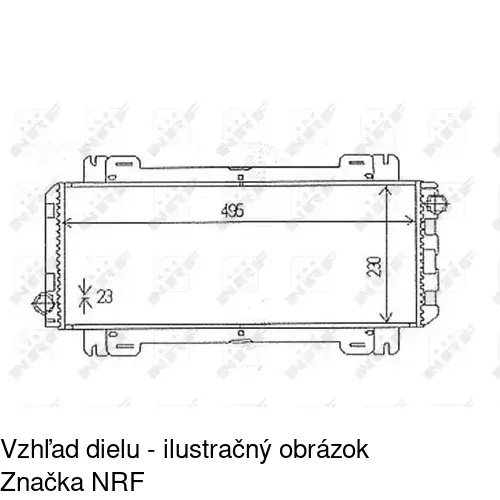 Chladiče vody POLCAR 320808-1