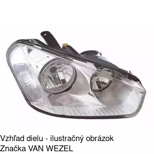 Hlavný reflektor 323610-E /POLCAR/ - obr. 3
