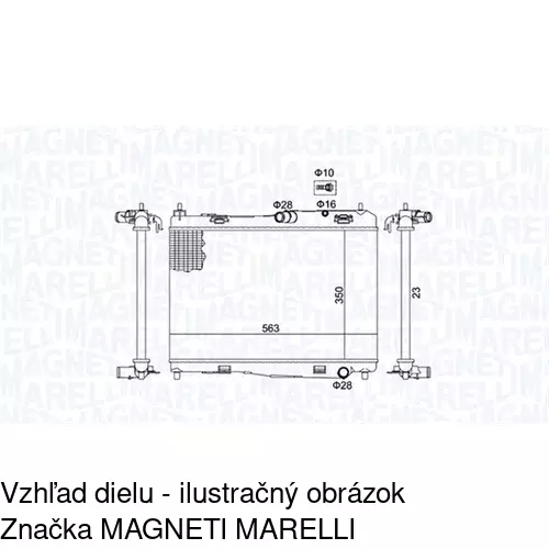 Chladiče vody POLCAR 323808-3 - obr. 1