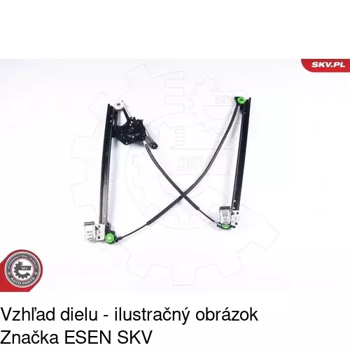 Elektrický mechanizmus okna dverí POLCAR 3240PSE1 - obr. 3