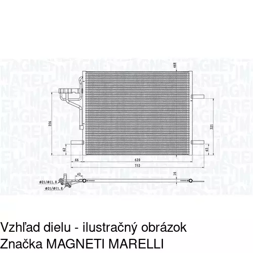 Chladiče klimatizácie POLCAR 3252K8C2S