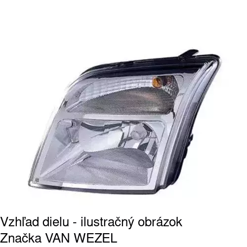 Hlavný reflektor POLCAR 325609-E - obr. 5