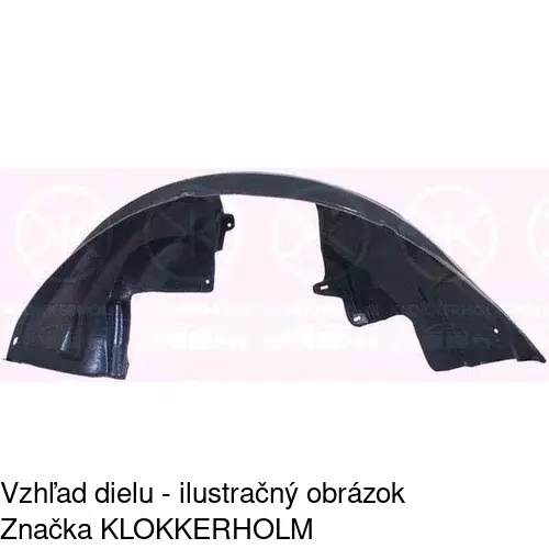 Podblatník (plast) POLCAR 3256FP1X