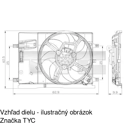 Vonkajšie zrkadlo POLCAR 3258516E - obr. 4