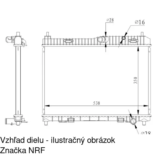 Chladiče vody 32B108-1 /POLCAR/ - obr. 1