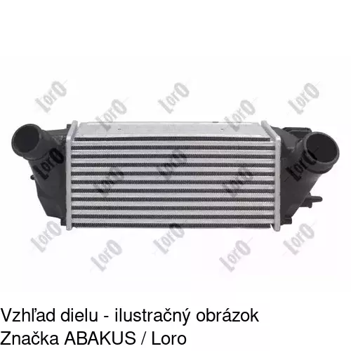 Chladiče vzduchu (Intercoolery) POLCAR 32B1J8-1 - obr. 2