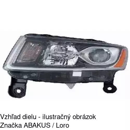 Hlavný reflektor POLCAR 34T109-0 - obr. 1