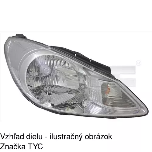 Hlavný reflektor POLCAR 4003100E