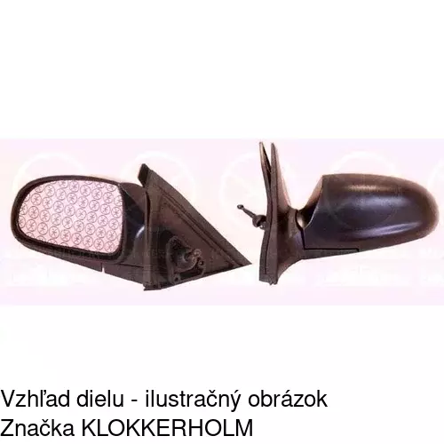 Vonkajšie zrkadlo POLCAR 4007521E