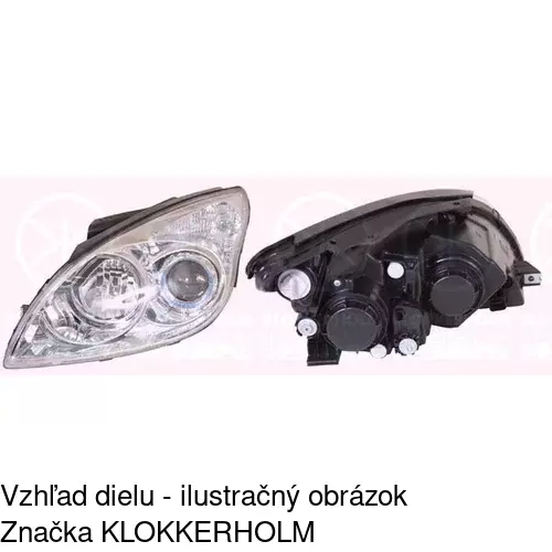 Hlavný reflektor POLCAR 401509-E - obr. 2