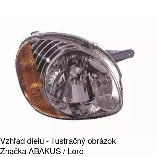 Hlavný reflektor POLCAR 4040091E - obr. 2