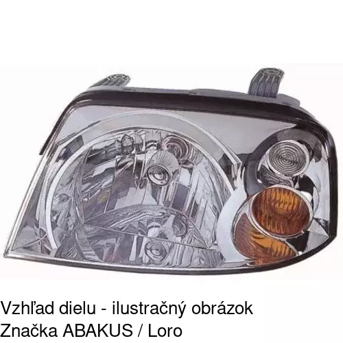 Hlavný reflektor POLCAR 404310-E