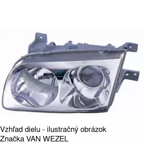 Hlavný reflektor POLCAR 407509-E