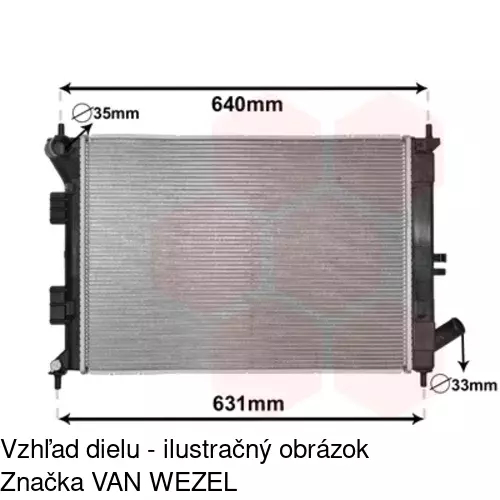 Chladiče vody POLCAR 40C108-1 - obr. 1