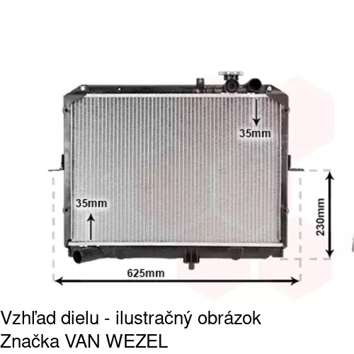 Chladiče vody POLCAR 415008