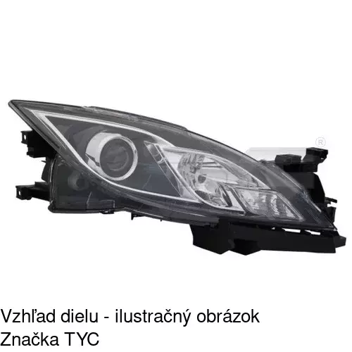 Hlavný reflektor POLCAR 456010-E