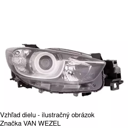 Hlavný reflektor POLCAR 45X110-E