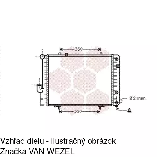 Chladiče vody POLCAR 5001080X - obr. 1