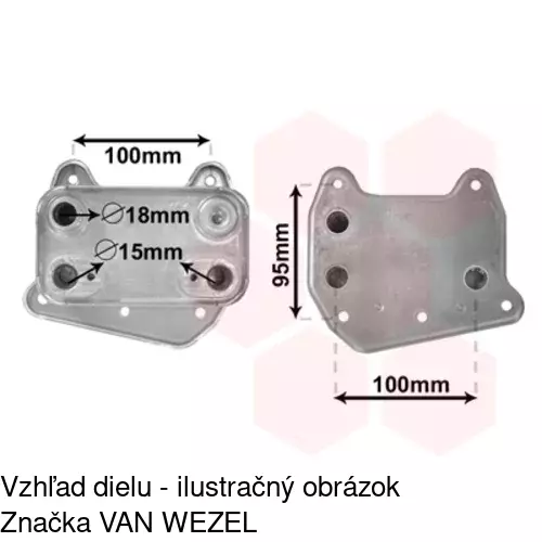 Chladiče oleja POLCAR 5003L82X - obr. 5