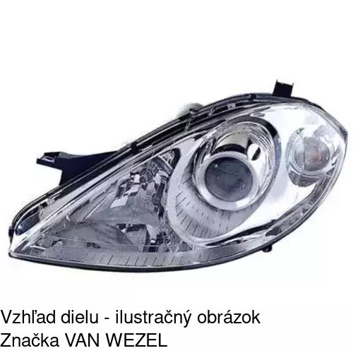 Hlavný reflektor POLCAR 5006093E - obr. 5