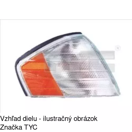 Predná smerovka POLCAR 500819-E