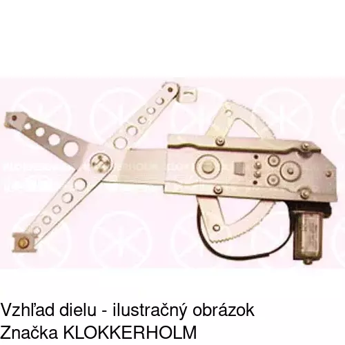 Elektrický mechanizmus okna dverí POLCAR 5014PSE2