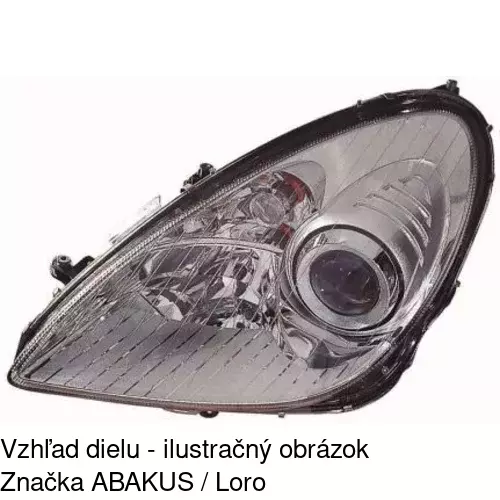 Hlavný reflektor POLCAR 502809-E