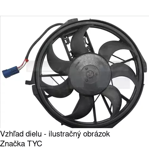 Ventilátory chladičov POLCAR 503523W1