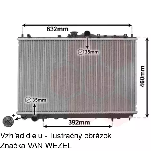 Chladiče vody POLCAR 521008-1 - obr. 3